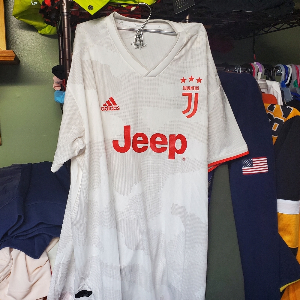Juventus Adidas Authentic 2019/2020 Camo Jersey Mens XL DW5462